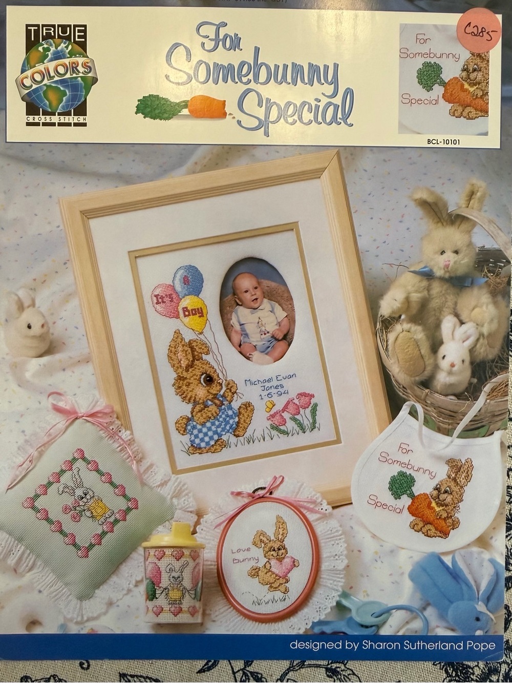 Cross Stitch Craft Books #1586 For Somebunny Special Baby Showers‎ Spring Easter